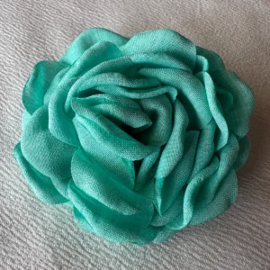 Rosa Tela Verde Agua